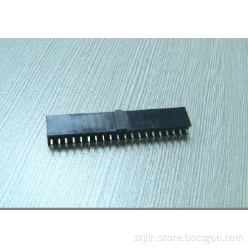 2.54mm Female header terminal connector with dual row bending pin